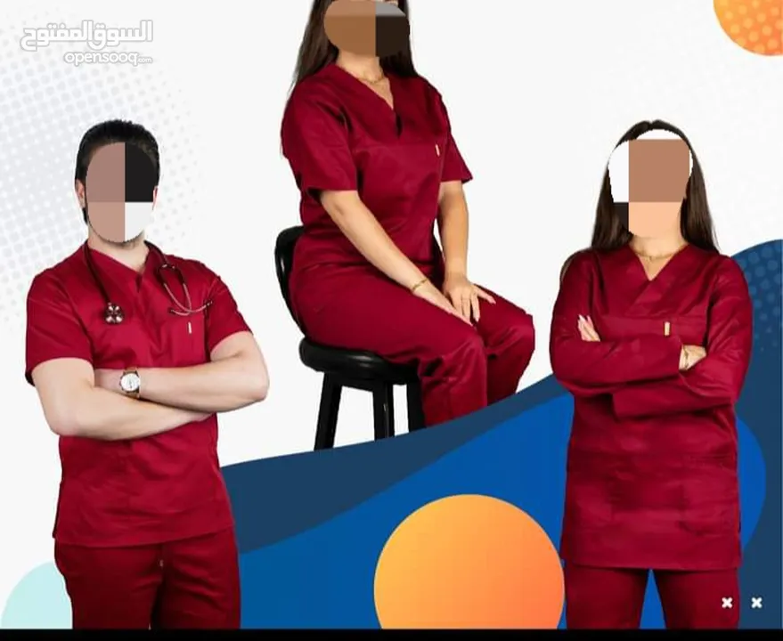 بلوزة موظفين فيزت جاليهات مع شعار باجات