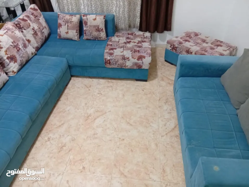 طقم كورنر 8مقاعد صلاة النبي عليه تفصيل خشب سويد معو بفه بس مجوزه فيها سبرقلو بس مش ماثر موجود