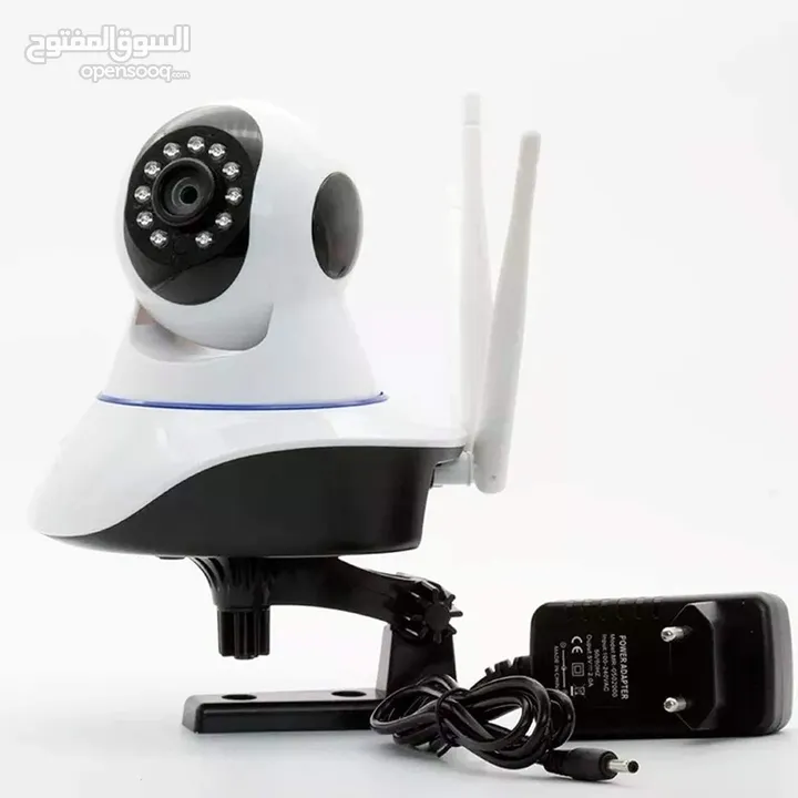 كاميرا مراقبه Wifi الذكية IP كاميره ذكيه بانورامية متحركه 355 درجه مع خاصيه الصوت  3 هوائيات