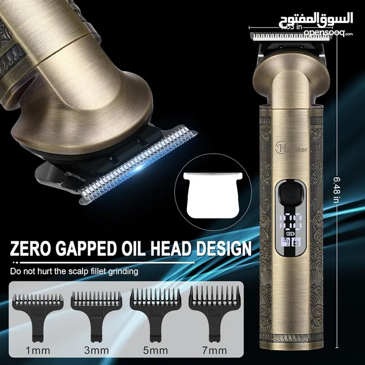 ماكنة حلاقة مميزه براند بريطاني Hatteker Beard Trimmer Kit Professional