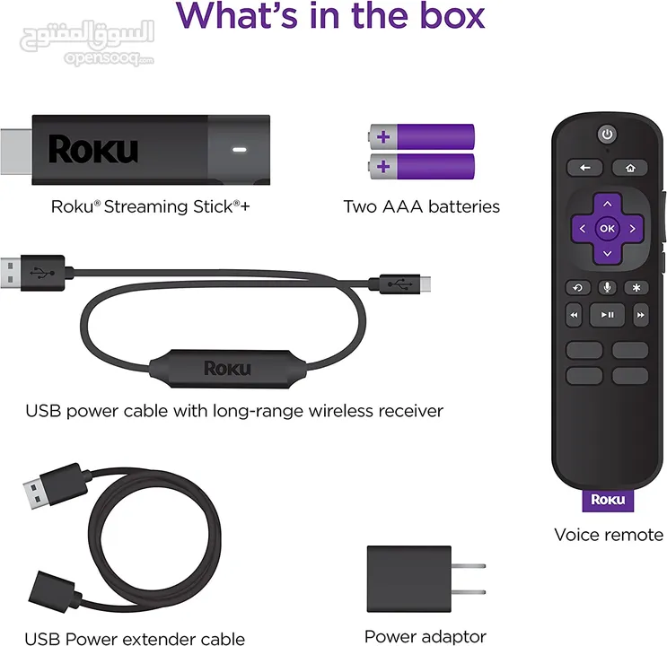 Roku Streaming Stick+  HD/4K/HDR Streaming Device