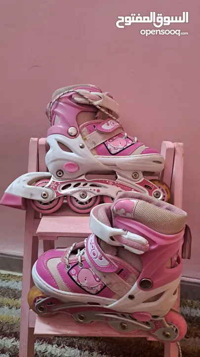 سكيت بناتي اوروبي لون pink