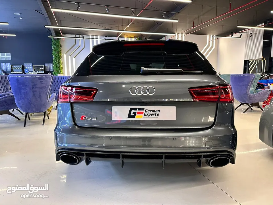 2016 Audi RS6 Station Wagon /GCC/ All Service History at ALNABOODA