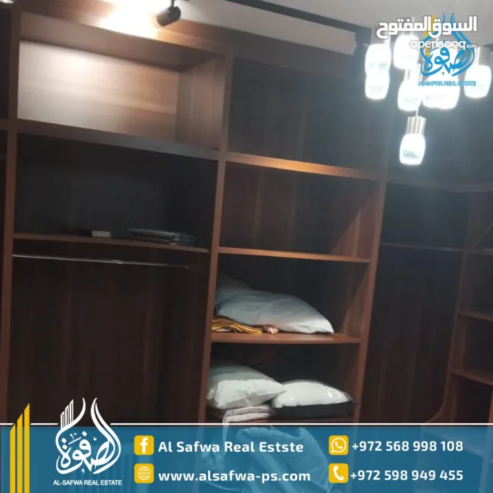 شقه جديدة مميزة جدا سوبر ديلوكس مفروشه فرش فخم خلف مستشفى رام الله