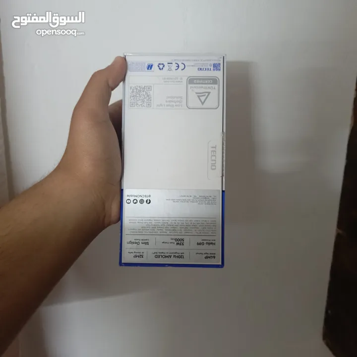 هاتف تكنو كامون 20 برو بحالة الجديد لا يوجد خدوش ولا كسور غير قابل للبدل