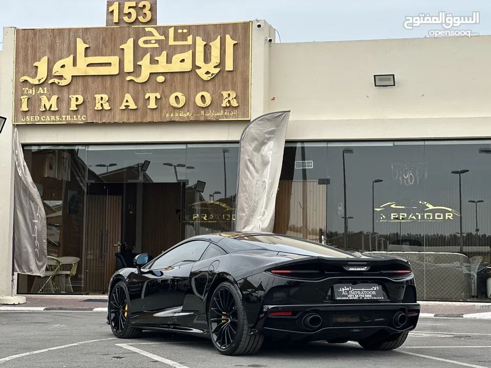 MCLAREN GT 2022 GCC BLACK COLOR FIRST OWNER