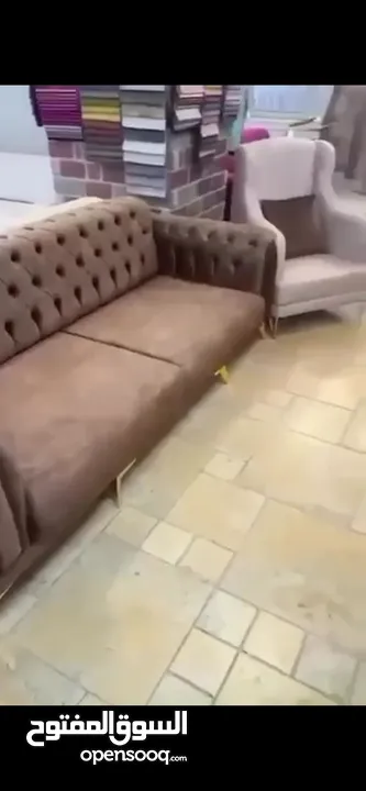 صالون 7 مقاعد مستعمل شبه جديد