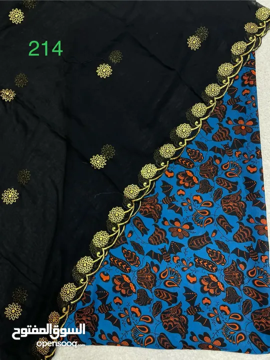 تنزيلات على قطع حرير ايطالي مع شيله ويل Harir kuwati+lahaf voil 5.500