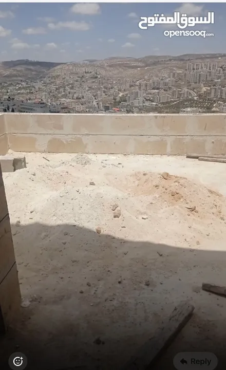 شقة عظم للبيع، المساحة 180 م، رفيديا مقابل الوكالة/ القدس المفتوحة سابقا
