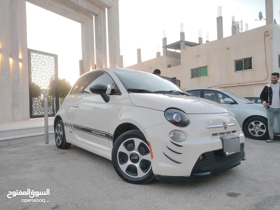 Fiat 500e bacig sport فيات بكج سبورت كهربائية بالكامل
