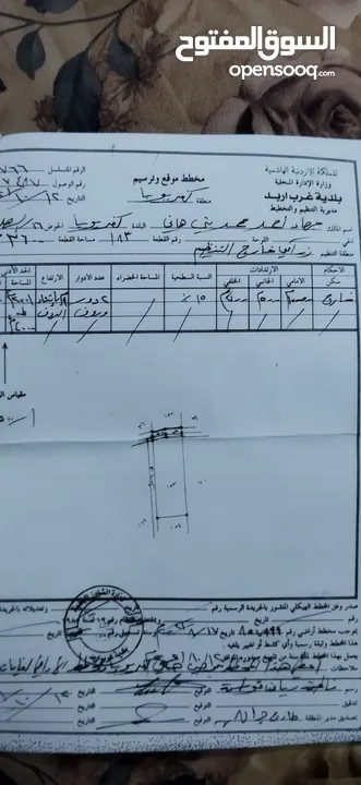 قطعة ارض للبيع 1400 متر
