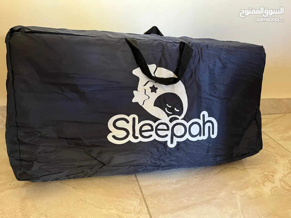 فرشة أطفال محمولة قابلة للطي ماركة Sleepah جديد