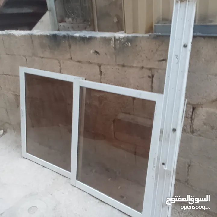 شباك ألمنيوم تفصيل مقاس 150/100