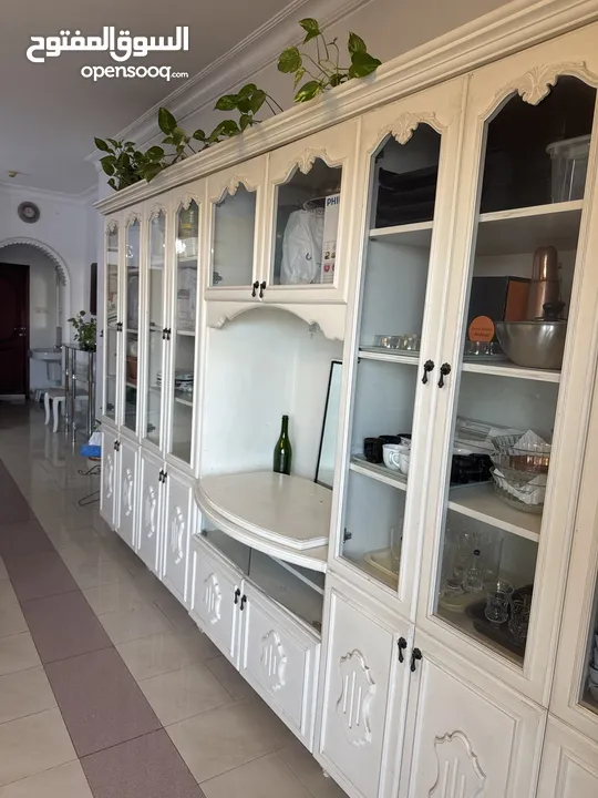 Elegant Wooden Display & Storage Cabinet - For Sale BHD 100 only