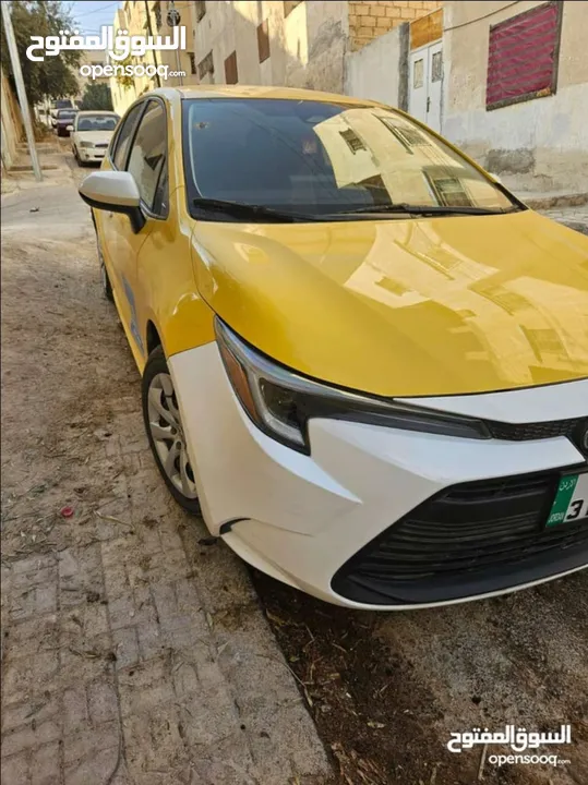 تكسي طبعة الزرقاء كورولا هايبرد 2023 للبيع  بسعر ممتاز