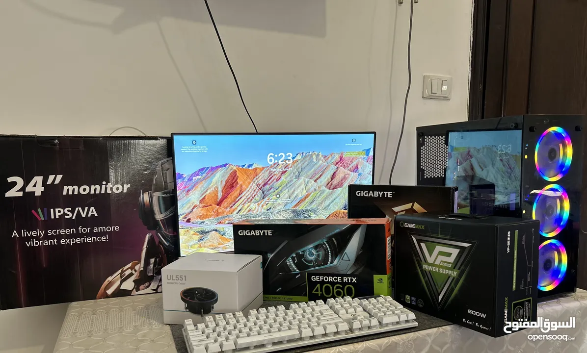 Pc gaming  تجميعة قيمنق  RTX 4060