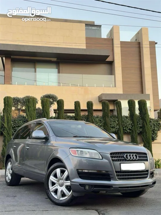 جيب اودي Q7 2007  كوارتر فل اوبشن كامل بانوراما اعلى صنف فحص كامل بحالة الوكالة