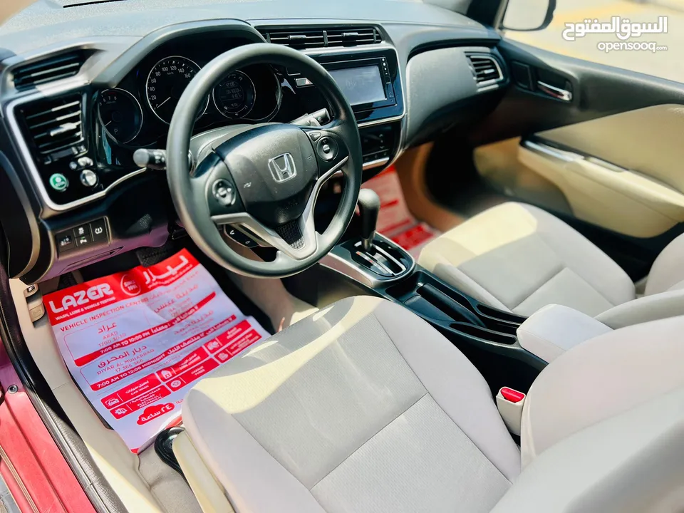 HONDA CITY 2018 MODEL/FULL OPTION/EXCELLENT CONDITION FOR SALE