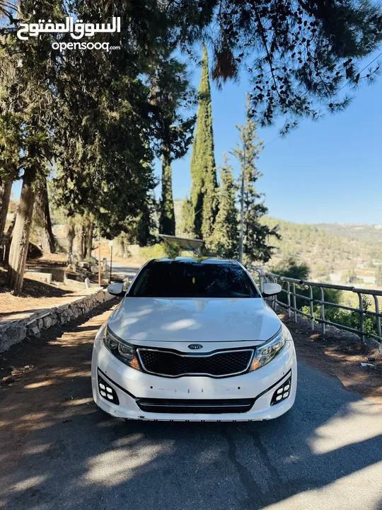 Kia K5 أوبتيما  فحص نخب نخب ولا ضربة  امكانية البيع دفعة وشيكات  خدمة التوصيل متوفرة