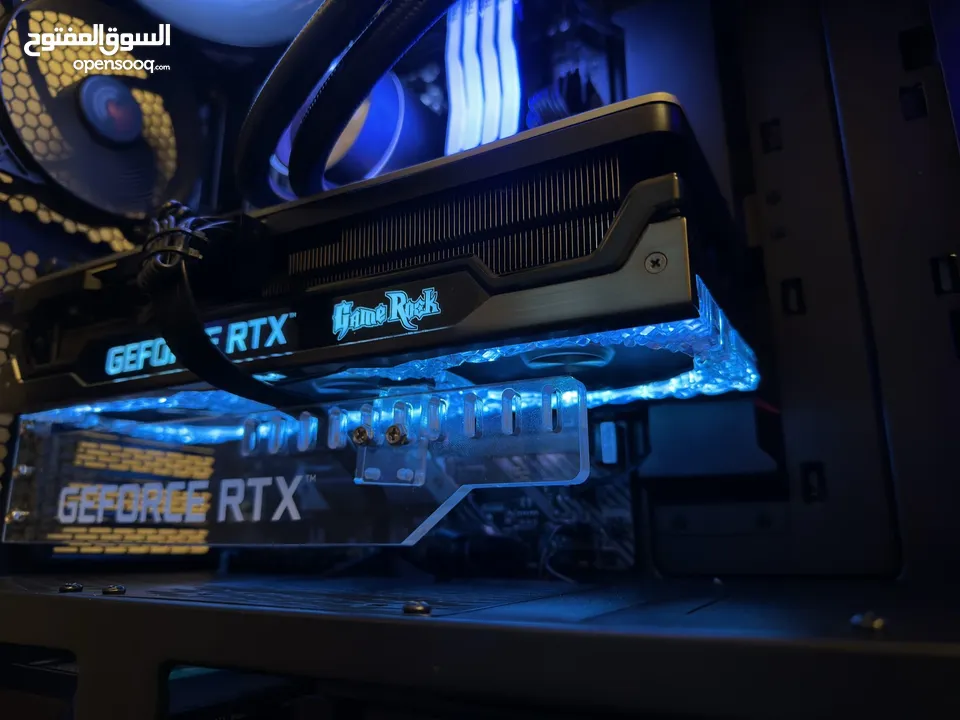 بي سي جيمنج 3070 ti للبيع مستعمل سنتين. استعمال تصميم ثري دي في بلندر ولعب PC gaming