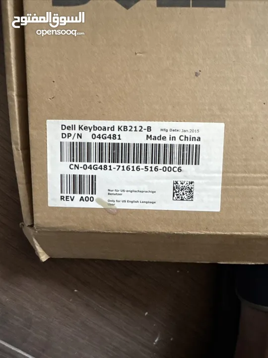 مخفَّضة أكثر من 50% - لوحة مفاتيح ديل جديدة Dell keyboard kb212-b