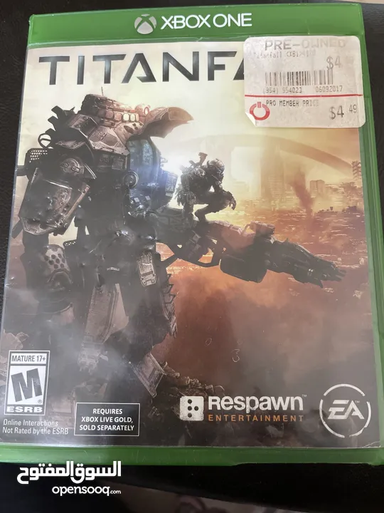 شريط call of duty و Titnfall