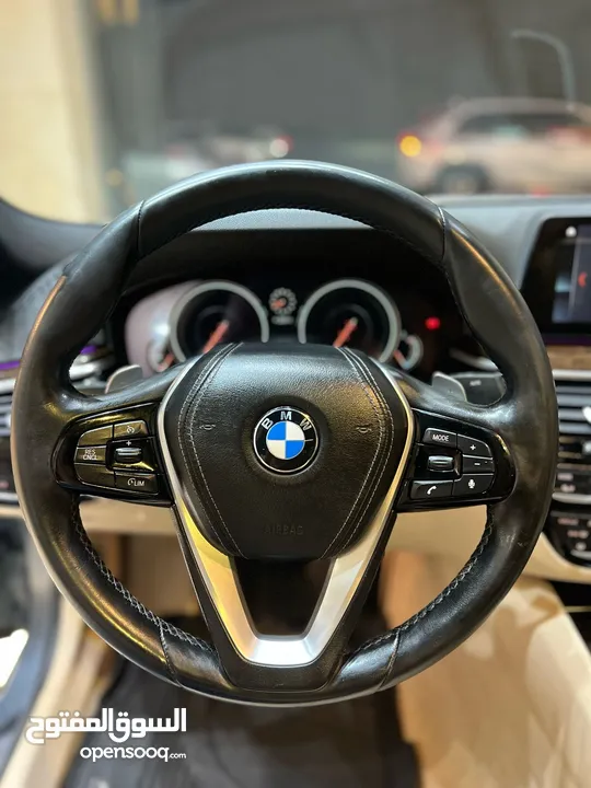 BMW 530i 2017 وارد شركه ابو خضر مالك اول فحص كامل بحاله الوكاله