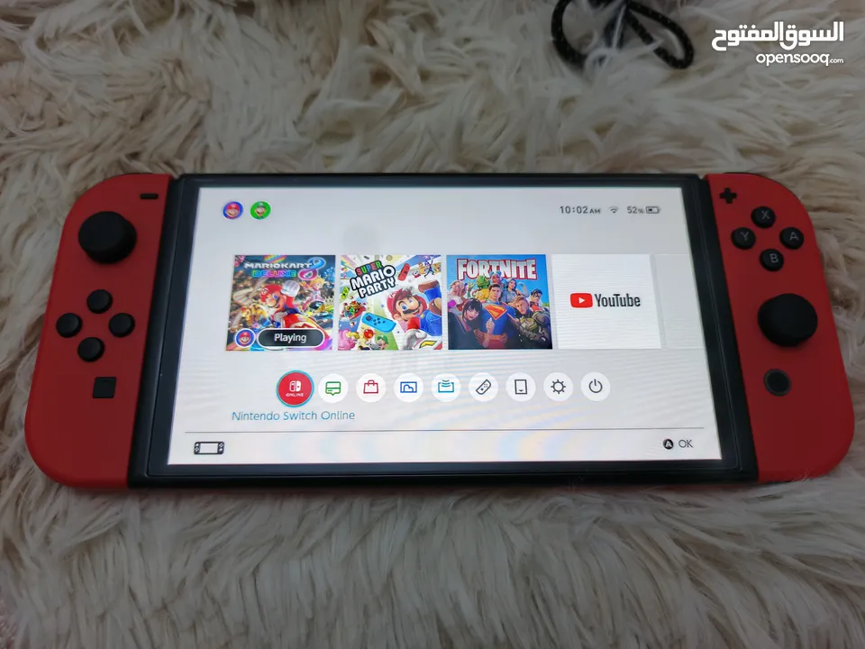 نينتندو سويتش اولد نسخه ماريو الخاصه للبيع بسعر مناسب