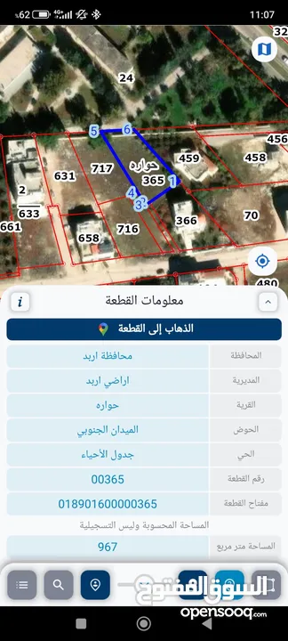 دونم ارض بجانب كلية نسيبة حواره-اربد