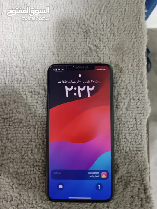 آيفون XS MAX 256 GB قابل للتفاوض(اقرأ الوصف)