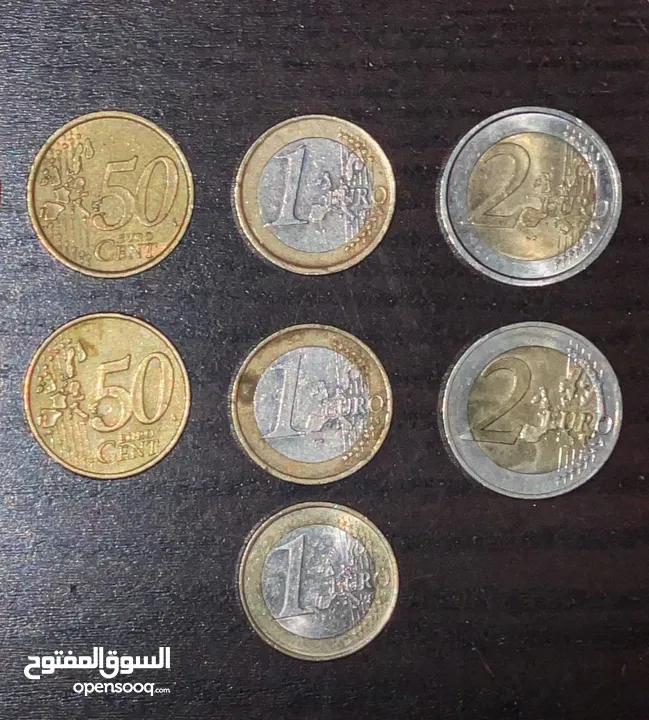 مجموعات طوابع نادرة وعمل معدنية يورو.