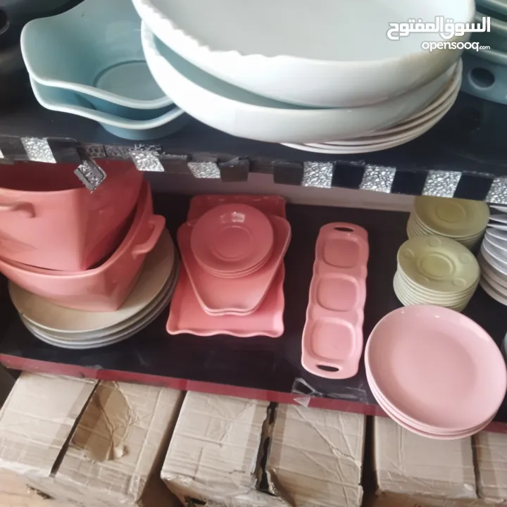 شروة صحون بورسلان للبيع