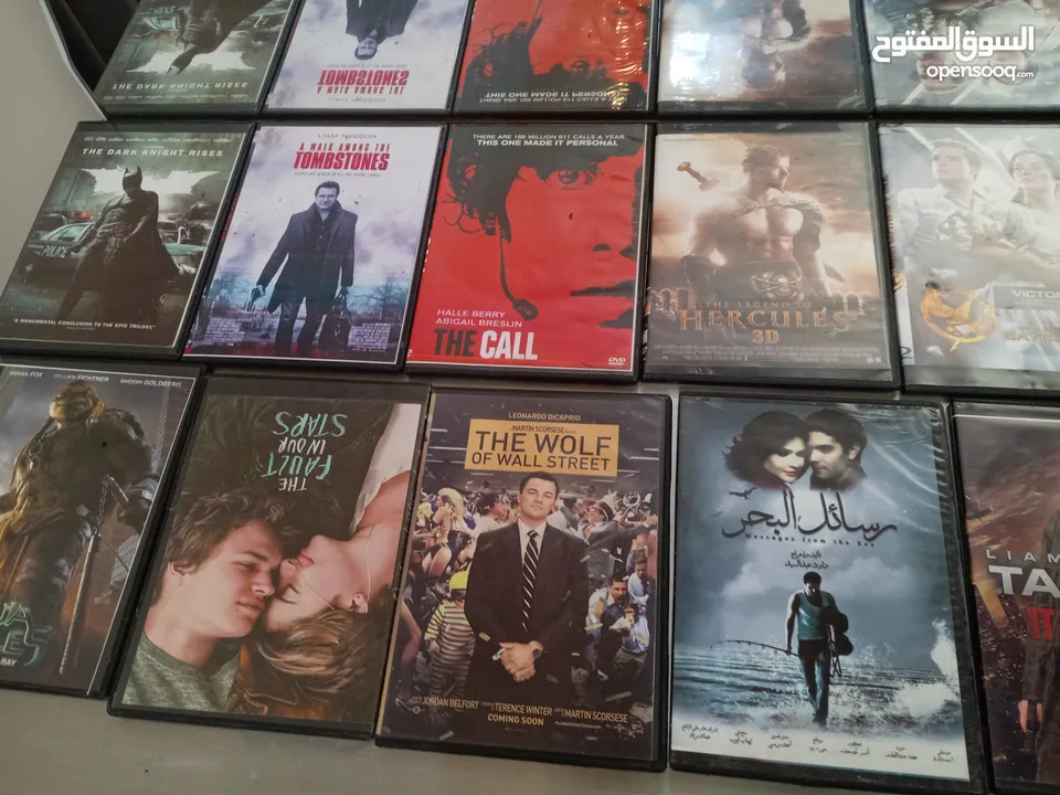 سيديات افلام للبيع التواصل واتس افلام dvd شغال  20 cd مع العاب بلايستيشن 3
