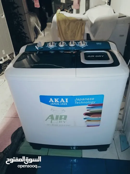 Refrigerator washing machine and AC all items for sale location Al Khoud souq near kenz hypermarkrt