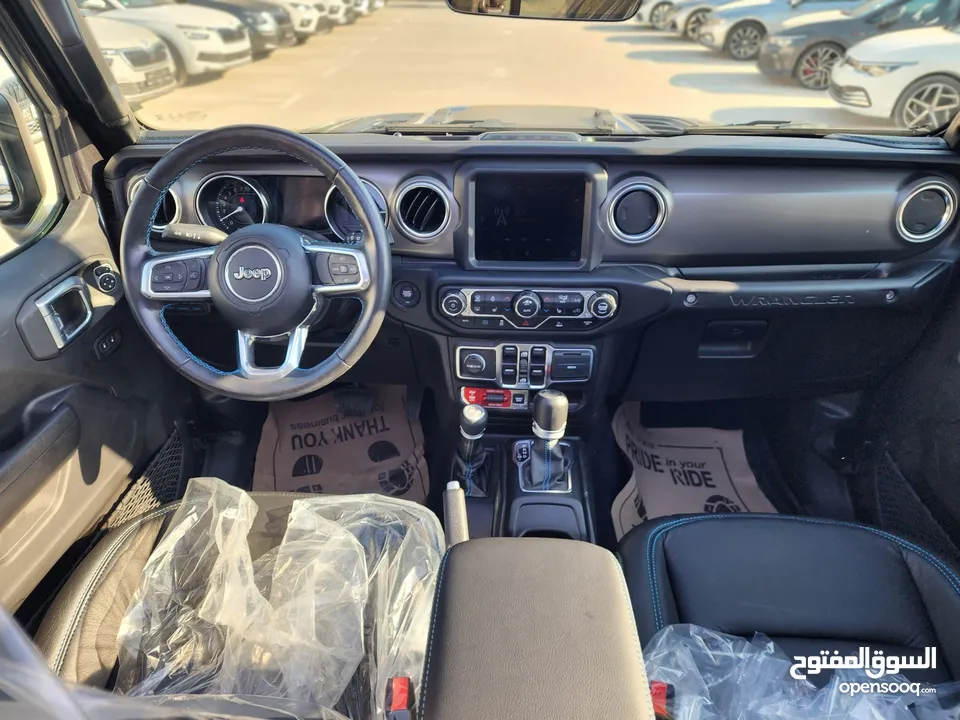 جيب رابيكون ترخيص 2022 ماتور 2000 هايبرد  375حصان/دفع رباعي