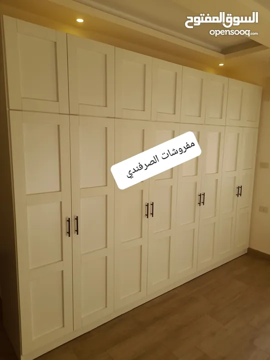 خزائن ملابس خشب لامنيت 18م الون حسب الطلب جميع المقاسات مع إمكانية تغير نوع الخشب كفاله 5سنوات على ا