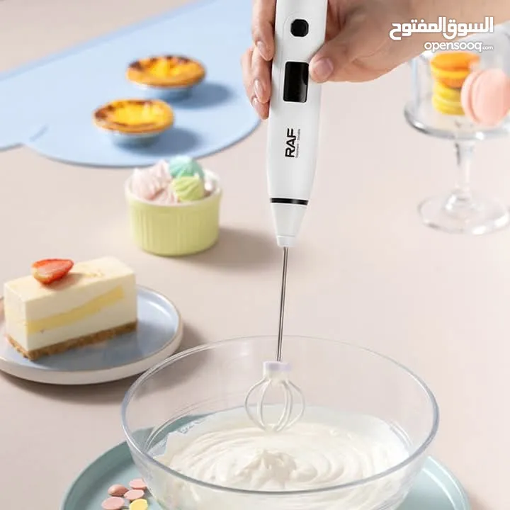 خلاط نسكافيه RAF ديجيتال مضرب نسكافية كابتشينو لعمل الرغوه راسين 3 سرعات خفاق النسكافيه