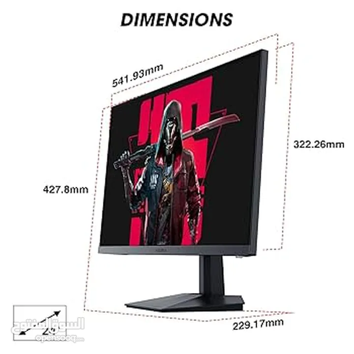 شاشة الجمينج Koorui 24 انش 165hz Flat بعرض سعر حرق لفترة محدودة