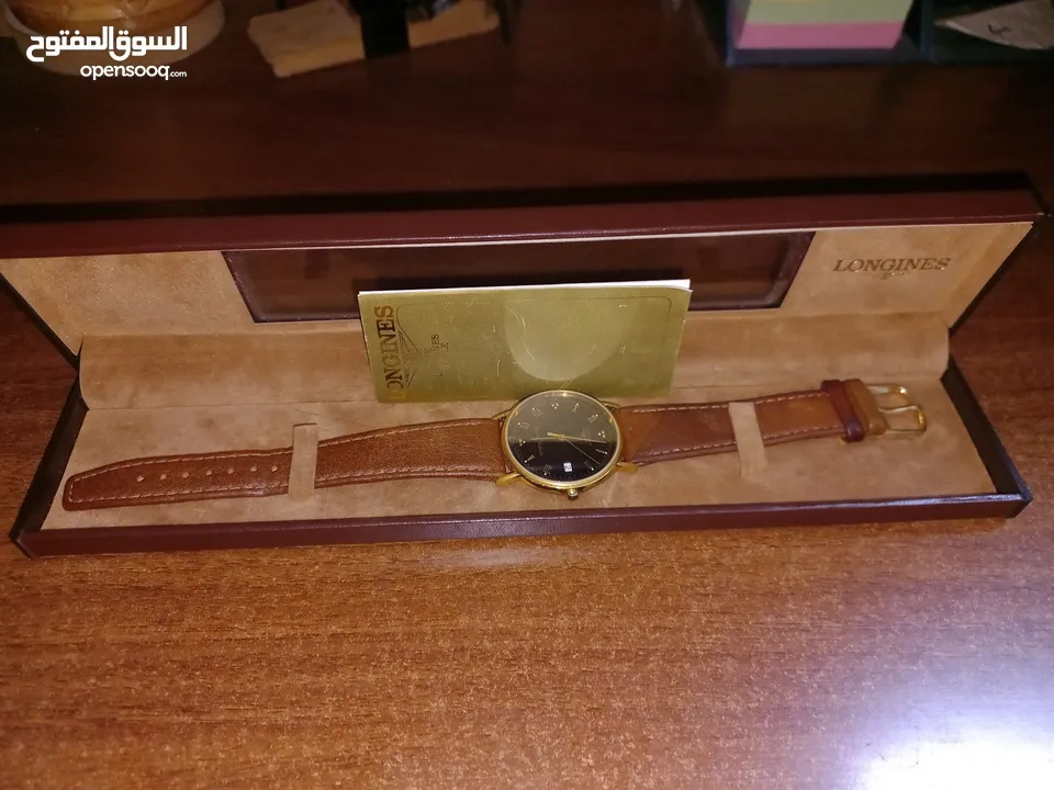 ساعة لونجين اصلية بحالة ممتازة للبيع بسعر 120 دينار