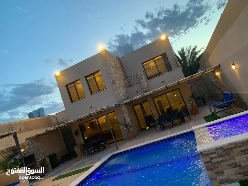 بورتو فيلا الجديدة كلياً للإيجار اليومي"مسبح مدفئ"