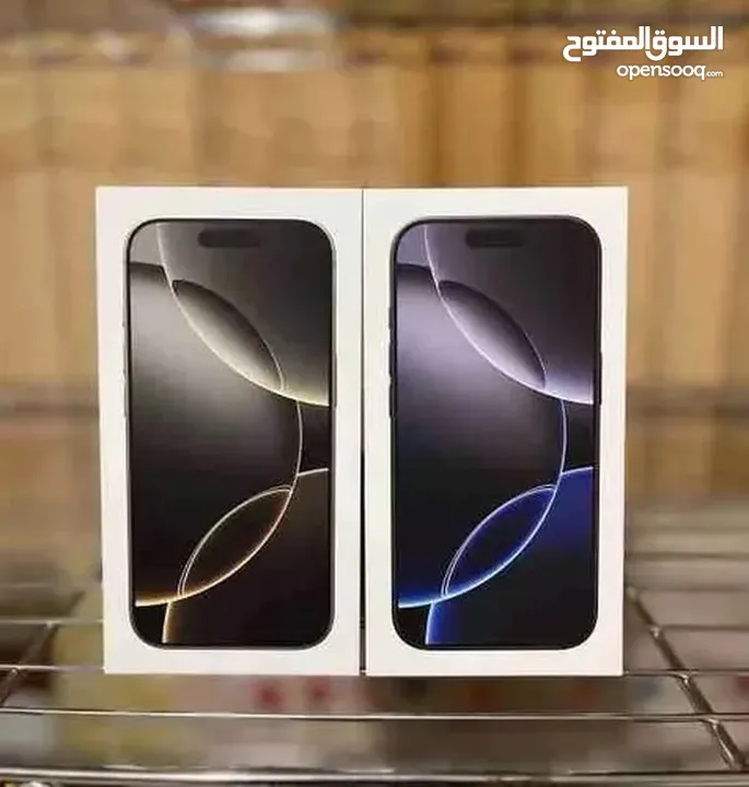 Iphone 16 Pro Max // ايفون 16 برو ماكس جديد كفالة الشرق الاوسط جميع الالوان  افضل سعر