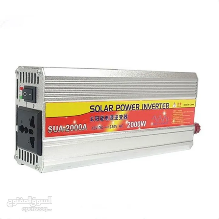 جهاز انفيرتر 2000 واط2000W Solar Power Inverter DC12V to 220V 230V