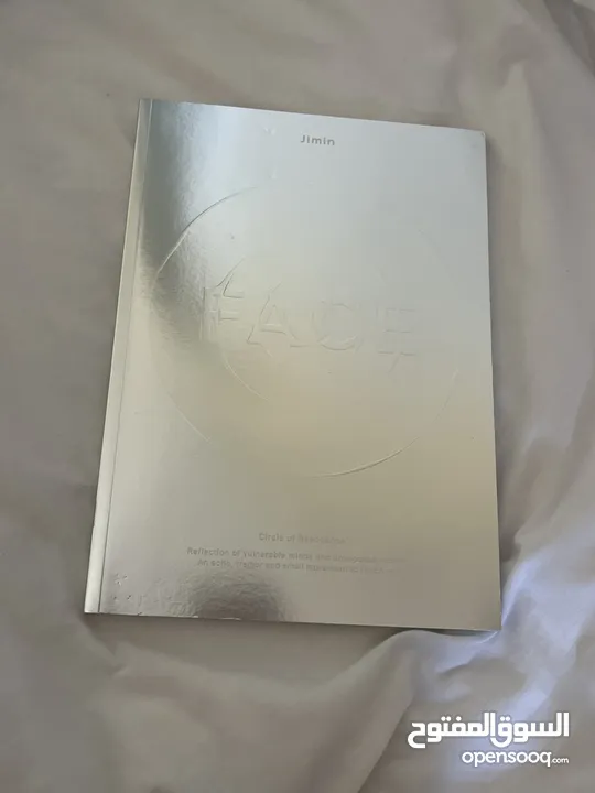 البوم جيمين face نسخة invisible face الأصلي مع جميع محتوياته مع 55 فوتوكارد مجاني لجميع اعضاء BTS
