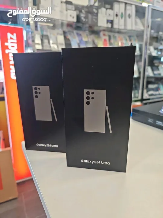 جالاكسي S24 Ultra جديد كفالة الوكيل الرسمي BMS (1TB /512GB/256GB)