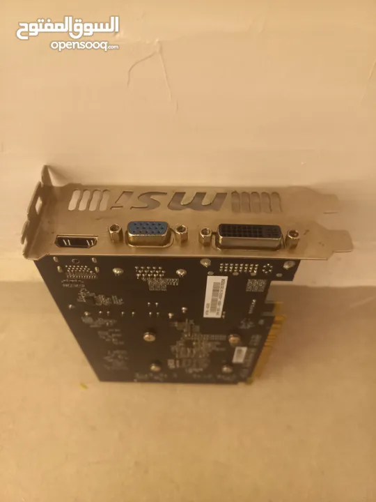 MSI GeForce GT 730 – 4 GB DDR3 – Low-Profile / PCIe 2.0 – حالة ممتازة