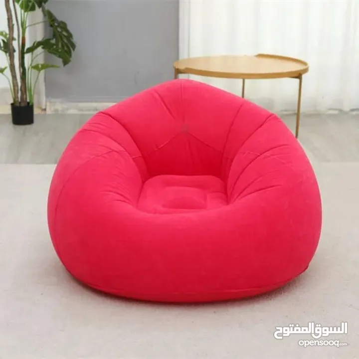 كنبة النفخ العصرية وصلت... راحة، أناقة، وسهولة ما إلها مثيل! تنفخها بثواني، ترتاح عليها ساعات!