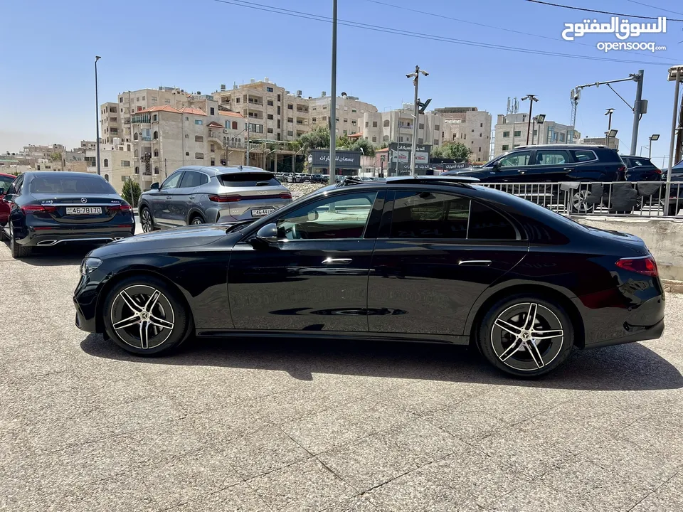 مرسيدس E200 AMG بانوراما كت اسود نايت 2024 الشكل الجديد وارد المانيا بحالة الزيرو مميزة