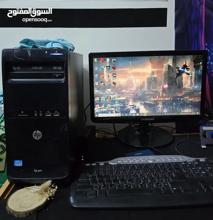 جهاز كمبيوتر (HP Core i3-3240) للبيع