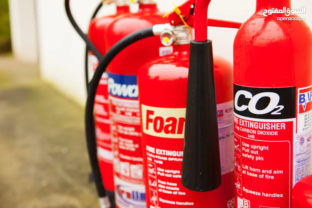 طفاية حريق Fire Extinguisher طفايات الحريق Fire Extinguishers  سلامة عامة و اطفاء Safety