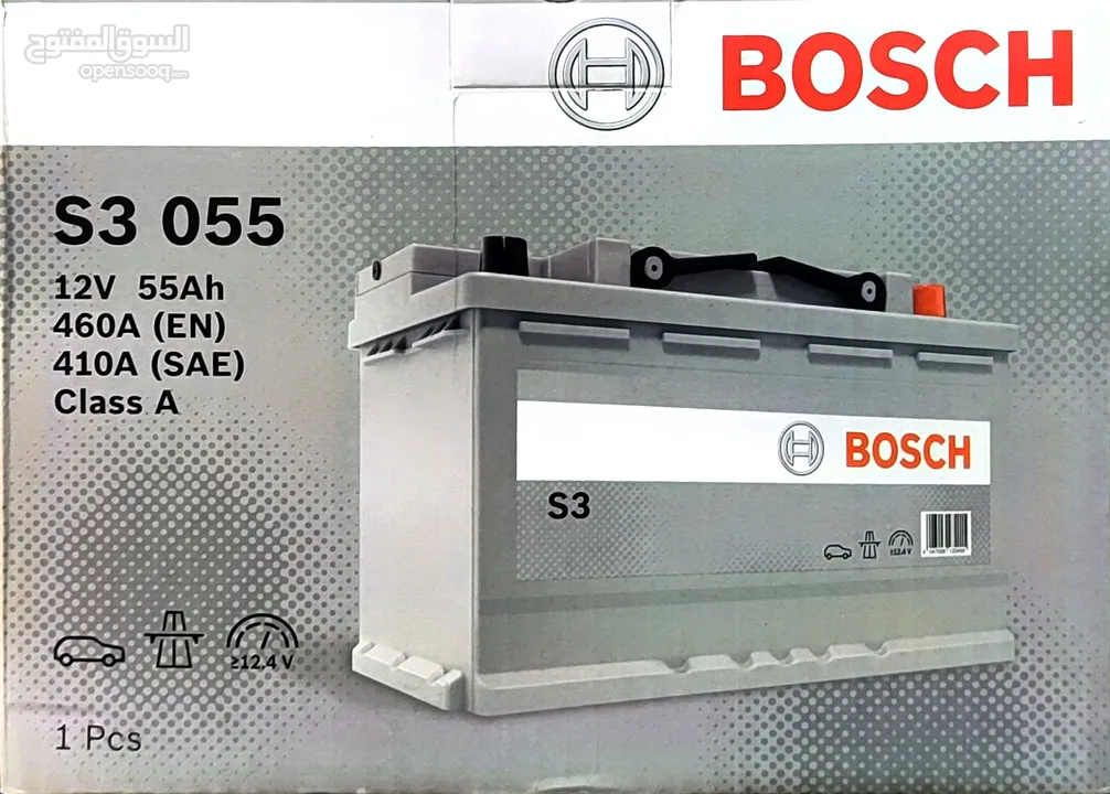 بطارية السيارة 55 أمبير BOSCH